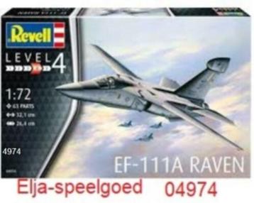 Revell 1:72 EF-111A Raven 4974 modelbouw1983 vliegtuig beschikbaar voor biedingen
