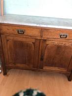 Antieke commode met marmeren blad, Ophalen, Gebruikt, 50 tot 100 cm, Met lade(s)