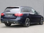 Mercedes-Benz C-Klasse Estate 220 d 4MATIC AMG Premium Plus, Auto's, Mercedes-Benz, Automaat, 4 cilinders, Blauw, Leder