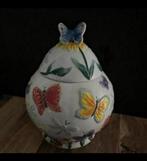 Prachtige pot met vlinders, Ophalen of Verzenden