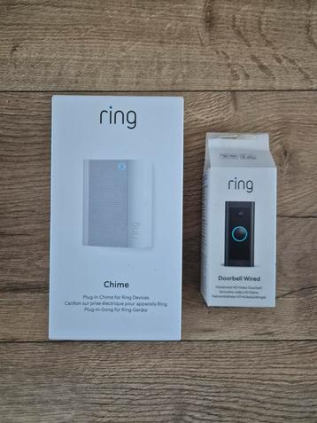 Ring Video Deurbel + Chime - Zo Goed Als Nieuw! beschikbaar voor biedingen