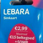 Lebara - SIM’s TEKOOP! (BULK) bericht voor info., Ophalen of Verzenden, Zo goed als nieuw