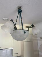 Hanglamp, Ophalen, Gebruikt, Glas, Nostalgisch