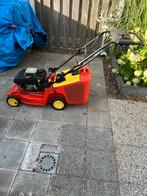 Te koop elektrische/benzine grasmaaier merk wolf garden, Ophalen, Gebruikt, Opvangbak, Benzine-grasmaaier