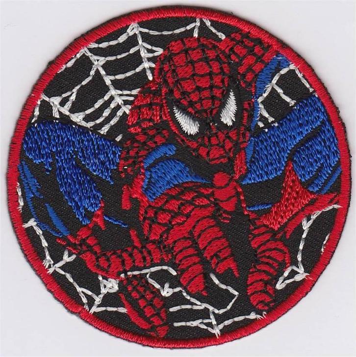 Spiderman stoffen opstrijk patch embleem #3, Verzamelen, Kleding en Patronen, Nieuw, Shirt, Ophalen of Verzenden