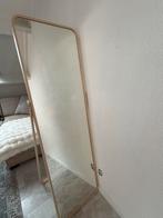 IKEA staande spiegel met houten frame, Huis en Inrichting, Minder dan 50 cm, Ophalen of Verzenden, Zo goed als nieuw, 150 tot 200 cm