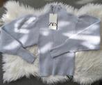 Zara Knit Sweater Gebreide Trui Blauw Coltrui Powmouw, Zara, Nieuw, Maat 36 (S), Verzenden