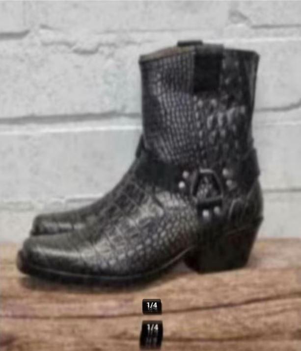 DWARS - Prachtige westernboots maat 37 - Nieuw €139 - DWRS, Kleding | Dames, Schoenen, Nieuw, Lage of Enkellaarzen, Zwart, Ophalen of Verzenden