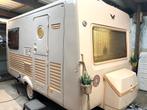 Caravan te koop/ Retro/ Gepimpt/ Polyester Intercamp 355 k, Caravans en Kamperen, Caravans, Overige merken, Rondzit, Koelkast