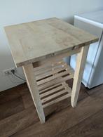 Keuken Berken Roltafel Hakblok Ikea Bekvam, Huis en Inrichting, Keuken | Keukenelementen, Ophalen, Gebruikt, 50 tot 100 cm, 25 tot 50 cm