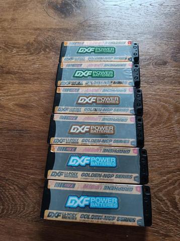 6x DXF 2S NGP 10000mah 150c 5mm Lipo`s Te koop beschikbaar voor biedingen