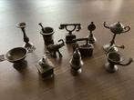 Tinnen miniatuurbeeldjes  11 stuks, Ophalen of Verzenden, Zo goed als nieuw