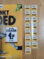 15 zegels voor glazen van Jumbo, Verzamelen, Supermarktacties, Jumbo, Ophalen of Verzenden