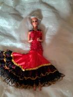 Vintage Barbie Pop 1976 - Spaanse Jurk, Ophalen of Verzenden, Gebruikt, Barbie