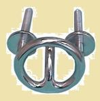 078396A Skioog RVS Ø 10 x Ø 75 mm. € 29,95., Ophalen of Verzenden, Nieuw, Overige typen