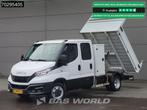 Iveco Daily 35C14 Kipper met Kist Dubbel Cabine Dubbellucht, Auto's, Bestelauto's, Stof, Gebruikt, Euro 6, Iveco