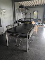 Moderne uitschuifbare eettafel 2 meter tot 3 meter, Huis en Inrichting, Tafels | Eettafels, Ophalen, Gebruikt, 50 tot 100 cm, Vijf personen of meer