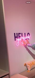 Led neon verlichting sign, Ophalen, Zo goed als nieuw