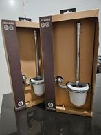 Haceka allure chroom toiletborstels 2 stuks, Ophalen of Verzenden, Nieuw, Wit, Overige typen