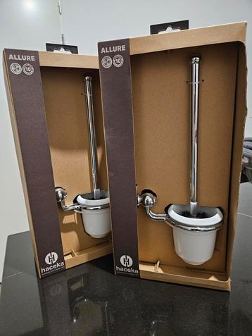 Haceka allure chroom toiletborstels 2 stuks beschikbaar voor biedingen