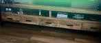 Tv-meubel / Dressoir - 250 cm breed, Ophalen, Mangohout, Zo goed als nieuw, 200 cm of meer