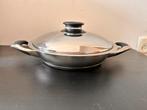 AMC pan/ wokpan Ø 30 cm, Huis en Inrichting, Ophalen of Verzenden, Zo goed als nieuw, Rvs, Wok