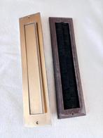 Koper kleur BRIEVENBUS metbinnen borstel., Ophalen of Verzenden, Gebruikt, Kunststof