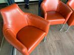 Bert Plantagie Lounge E stoelen, Huis en Inrichting, Stoelen, Klassiek/modern, Vijf, Zes of meer stoelen, Gebruikt, Leer