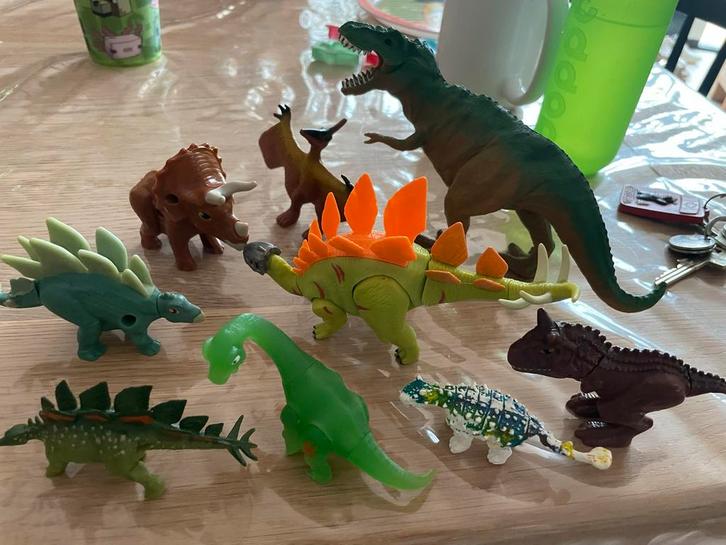 Plastic Dinosaurussen Speelgoed Set, Kinderen en Baby's, Speelgoed | Overig, Gebruikt, Jongen of Meisje, Ophalen of Verzenden