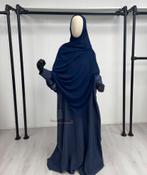 Abaya farasha donkerblauw 1 maat, Ophalen of Verzenden