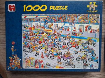 Jan van Haasteren - Motorrace beschikbaar voor biedingen