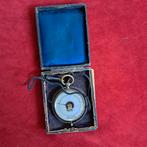 Antiek voltmeter  in originele doos, Antiek en Kunst, Antiek | Gereedschap en Instrumenten, Ophalen of Verzenden