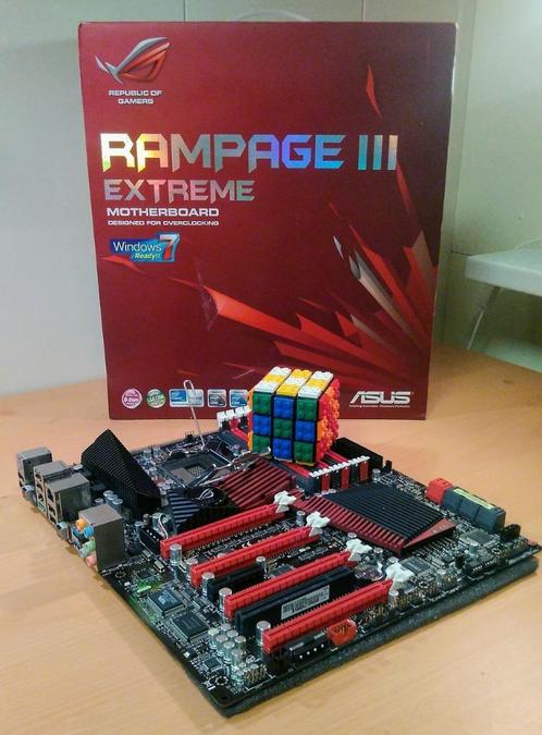 Motherload™ Exclusives - Asus Rampage III Extreme Socket 136, Computers en Software, Moederborden, Zo goed als nieuw, Intel, DDR3