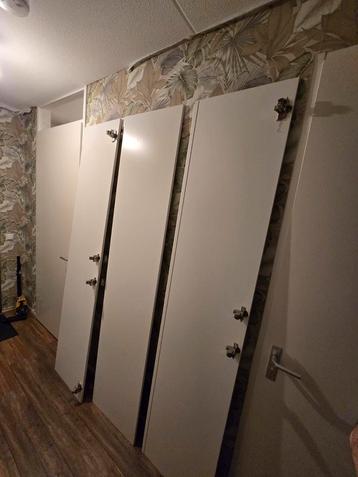 Ikea Forsand Kastdeuren Wit 236cm (3 stuks) beschikbaar voor biedingen