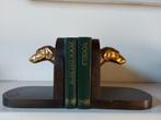 Vintage boekensteunen hout messing windhonden jachthonden, Ophalen of Verzenden, Onbekend, Onbekend, Onbekend