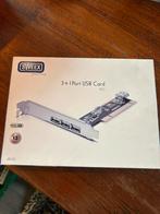 Sweex 4-Port USB 2.0 PCI Card, Ophalen of Verzenden, Nieuw, Intern, Sweex