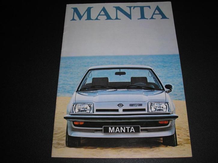 Opel Manta B, oktober 1978, Boeken, Auto's | Folders en Tijdschriften, Zo goed als nieuw, Opel, Ophalen of Verzenden