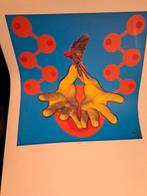 Trouble in paradise Ed Skaya stijl Banksy glicee, Antiek en Kunst, Kunst | Litho's en Zeefdrukken, Ophalen of Verzenden