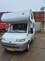 Burstner Fiat 2.8 Diesel met Dakairco & Zonnepaneel, Caravans en Kamperen, Campers, Alkoof, Ringverwarming, Koelkast, Fiat