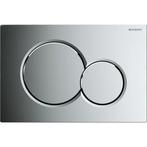 Geberit Sigma01 Dual Flush Plate 115.77 ZILVER, Doe-het-zelf en Verbouw, Sanitair, Ophalen, Nieuw, Toilet