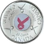 Canada - 25 cent 2006 - Pink Ribbon - Circulated, Postzegels en Munten, Verzenden, Noord-Amerika, Losse munt
