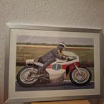 Litho phil read yamaha   Klaas Tjassens - Yamaha Race Motor, Antiek en Kunst, Ophalen of Verzenden
