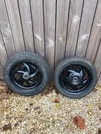 Set Scooterwielen Piaggio Fly zwart, Ophalen, Gebruikt, Overige typen, Piaggio