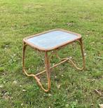 Vintage salontafel Rohe Noordwolde jaren 60 Rotan, Huis en Inrichting, Ophalen, Overige materialen, Gebruikt, 50 tot 100 cm