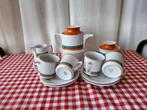 Vintage van Nelle Bavaria Koffieservies 7 delig., Gebruikt, Ophalen of Verzenden, Overige stijlen, Aardewerk