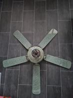 Plafondventilator met 5 bladen - Draait links en rechts, Ophalen, Gebruikt, Minder dan 100 cm, Metaal