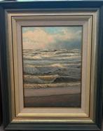 Branding Texel noordzee, Antiek en Kunst, Kunst | Schilderijen | Klassiek, Ophalen of Verzenden
