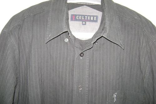Culture Sport heren overhemd zwart maat M., Kleding | Heren, Overhemden, Zo goed als nieuw, Halswijdte 39/40 (M), Zwart, Ophalen of Verzenden