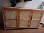 Dressoir/tv-meubel met webbing | leuk opknapproject, Huis en Inrichting, Ophalen, Gebruikt, 25 tot 50 cm, 100 tot 150 cm