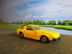 1:60 Mazda Savanna RX-7 Tomica No.50 geel Made in Japan, Ophalen of Verzenden, Gebruikt